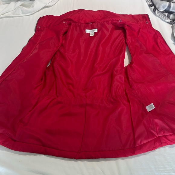 Christopher & Banks Cherry Red Quilted Vest - Picture 8 of 11